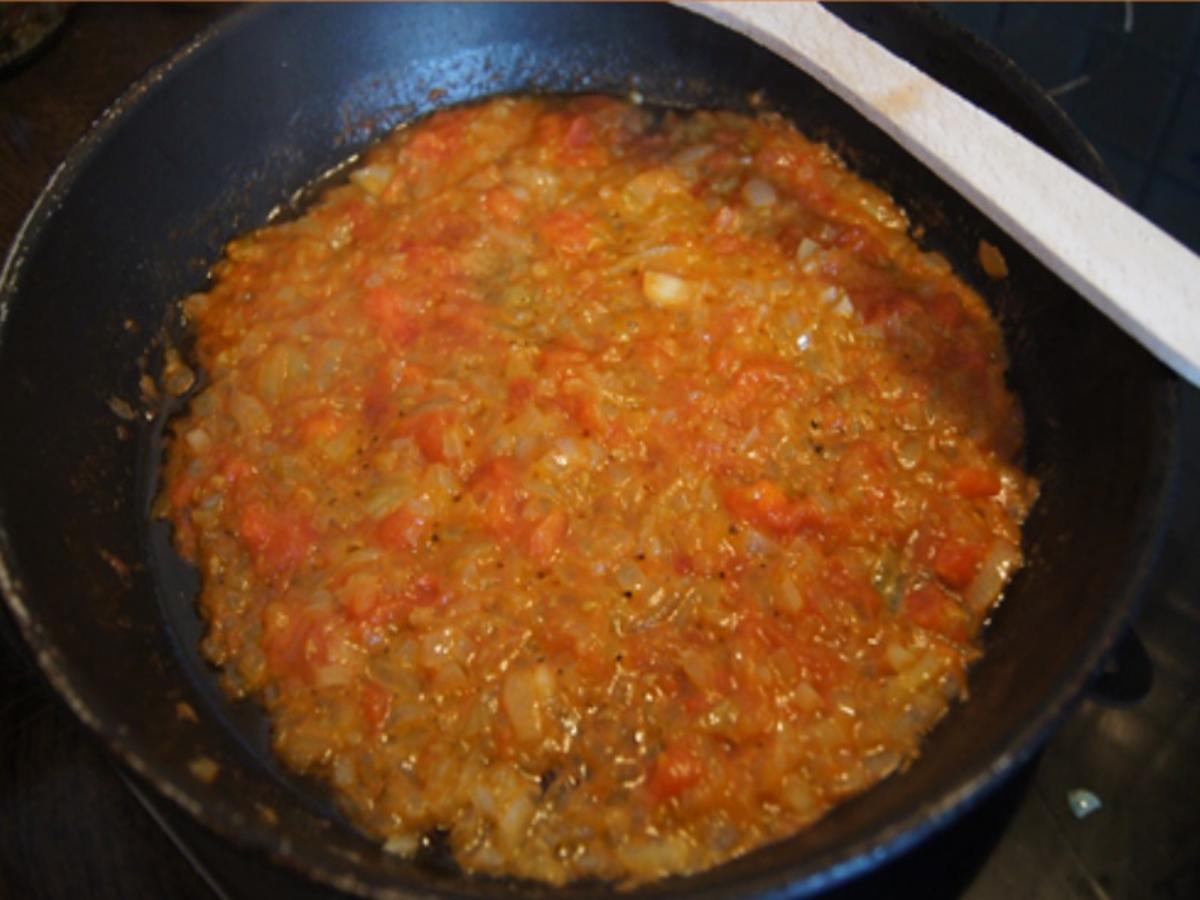 Tomatenrührei mit Rote Bete Salat und Backkartöffelchen - Rezept - Bild Nr. 9