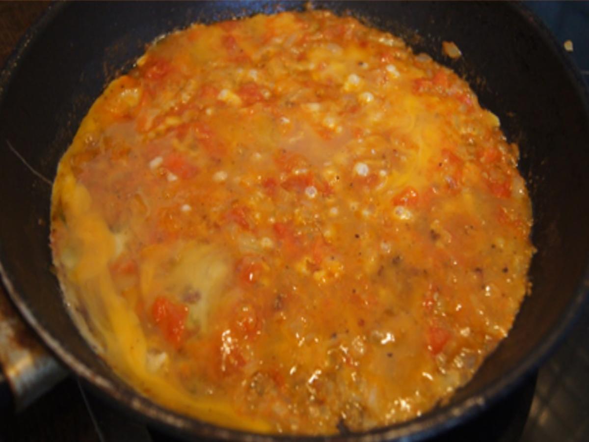 Tomatenrührei mit Rote Bete Salat und Backkartöffelchen - Rezept - Bild Nr. 10