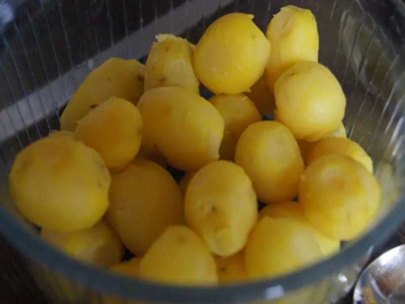 Tomatenrührei mit Rote Bete Salat und Backkartöffelchen - Rezept - Bild Nr. 18