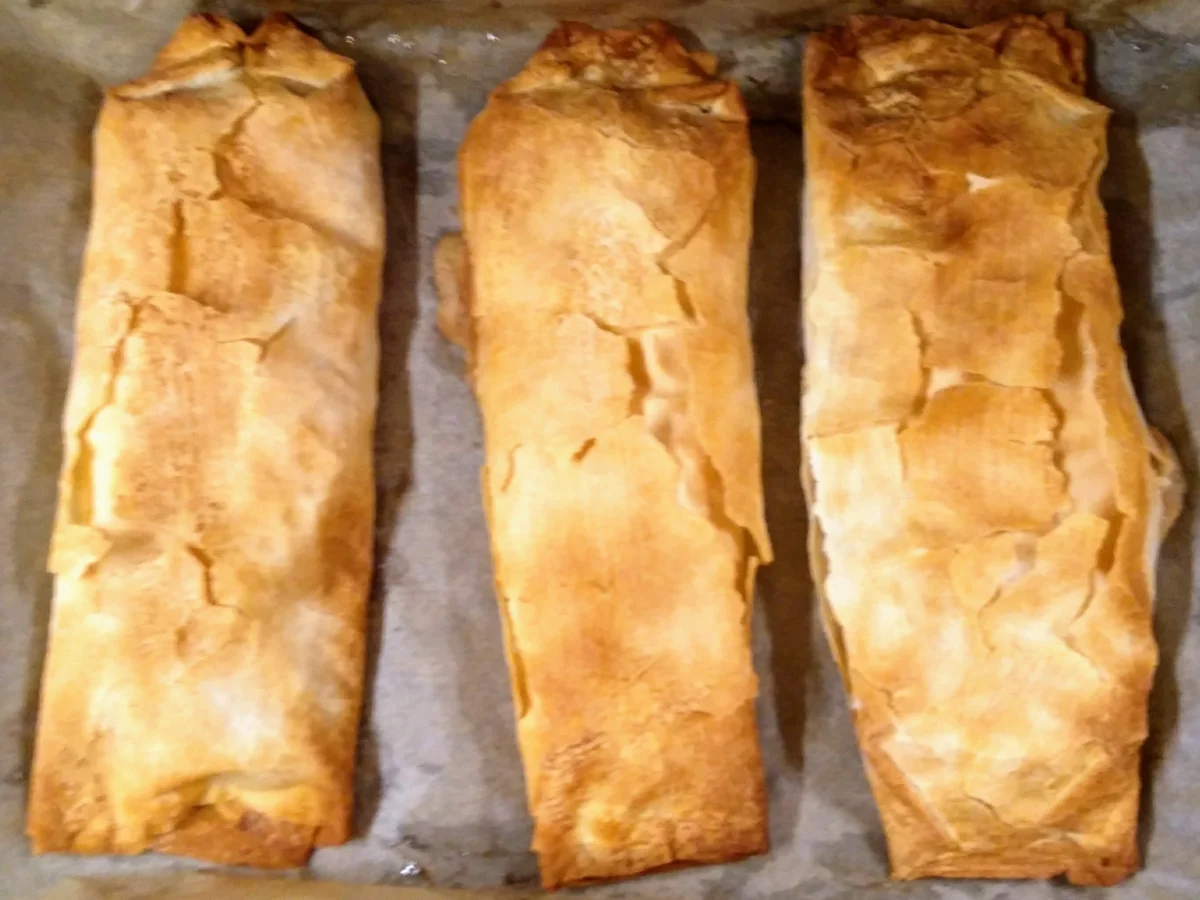 Weihnachtlicher Apfel-Birnen-Strudel - VEGAN - Rezept - Bild Nr. 2