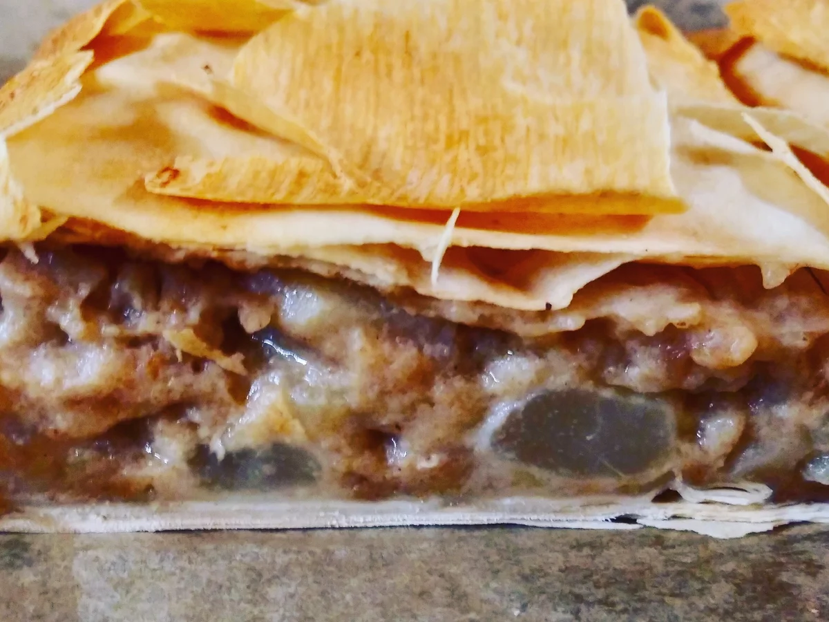 Weihnachtlicher Apfel-Birnen-Strudel - VEGAN - Rezept - Bild Nr. 4