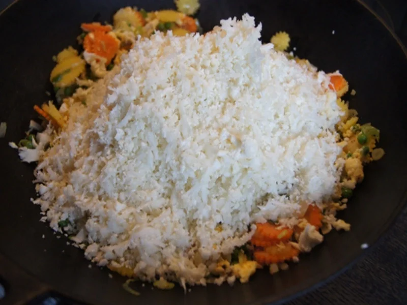 Blumenkohlreis im Wok - Rezept - Bild Nr. 13