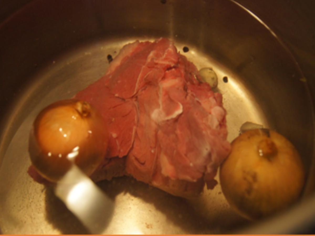 Rindfleisch-Möhrenblüten-Suppe - Rezept - Bild Nr. 4