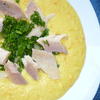 Pastinakensuppe mit Forelle und Birne - Rezept - Bild Nr. 2