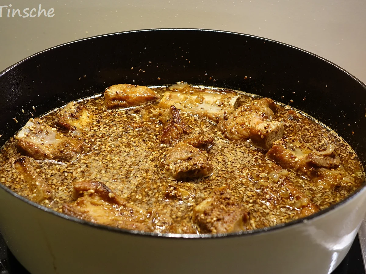 Geschmorte Schweinerippchen - Rezept - Bild Nr. 4