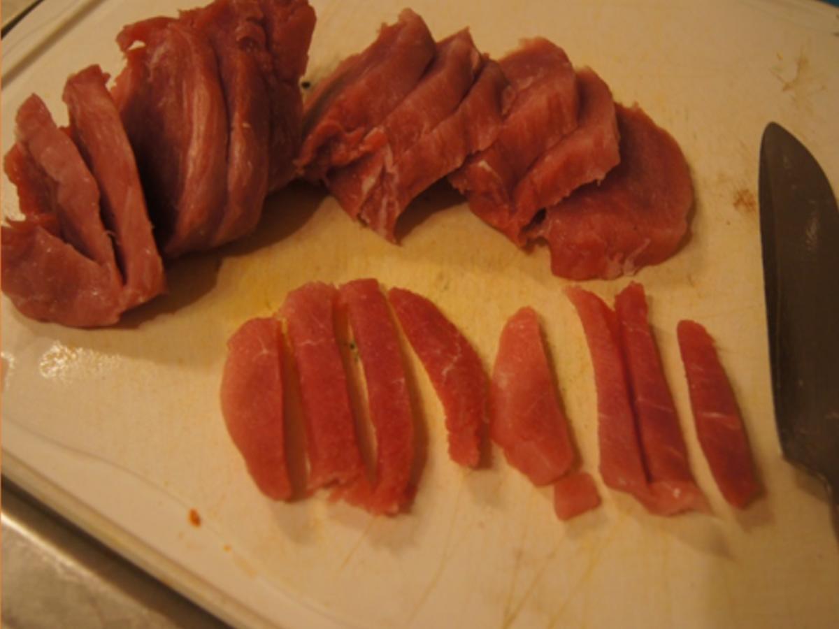 Schweinefilet mit Gemüse im Wok und Basmatireis - Rezept - Bild Nr. 5