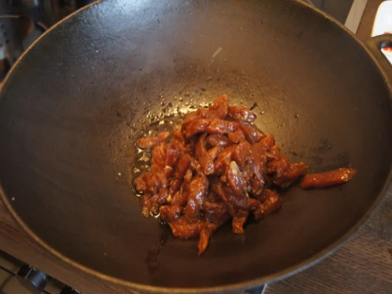 Schweinefilet mit Gemüse im Wok und Basmatireis - Rezept - Bild Nr. 8