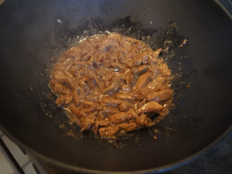 Schweinefilet mit Gemüse im Wok und Basmatireis - Rezept - Bild Nr. 9