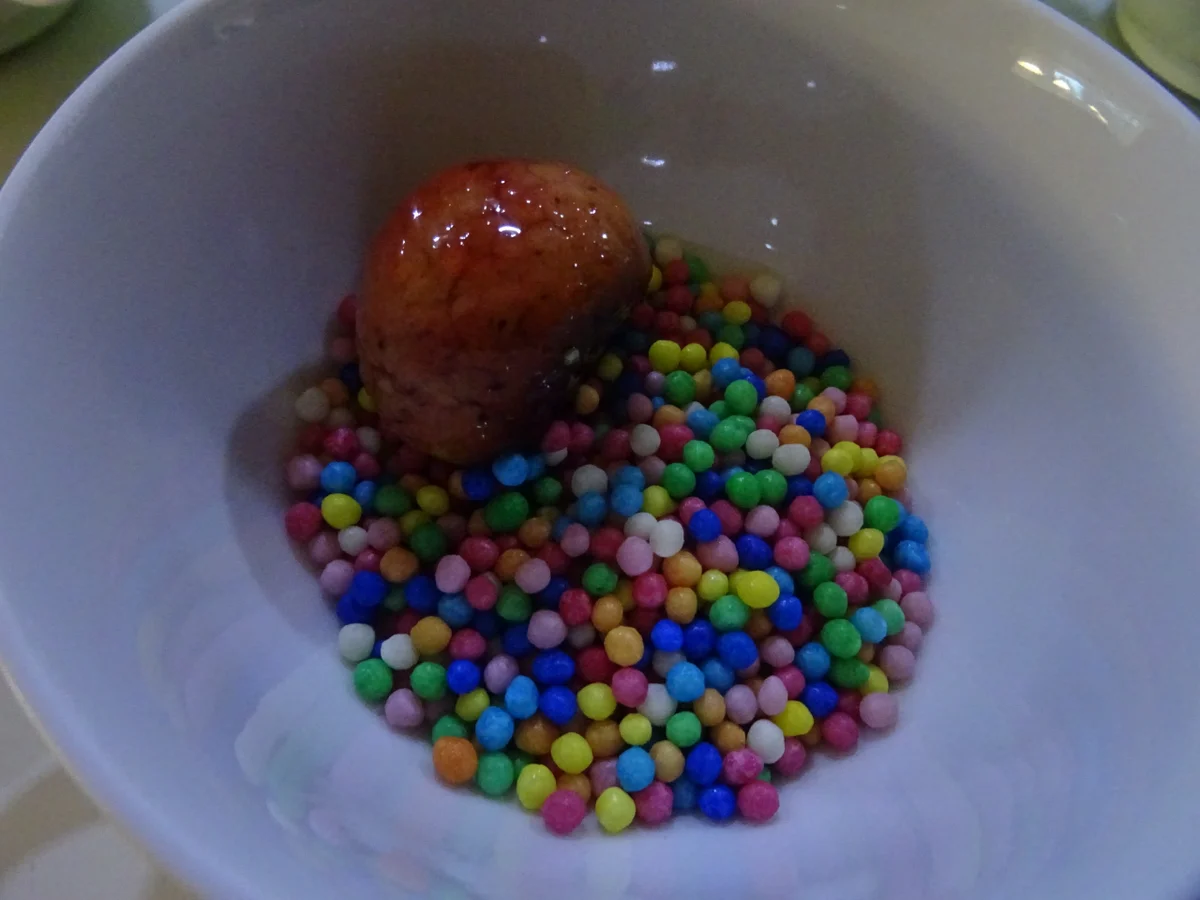 Bunte "Christbaum-Kugeln" - Rezept - Bild Nr. 3