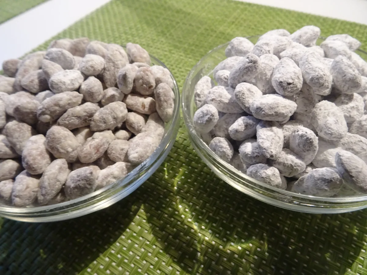 Weihnachtsmandeln mit weißer und dunkler Schokolade - Rezept - Bild Nr. 2