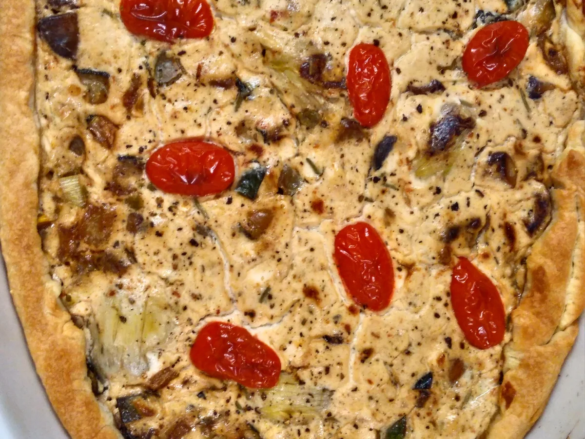 Rezept: Vegane Quiche Bild Nr. 5 Vegane Quiche - Rezept - Bild Nr. 5