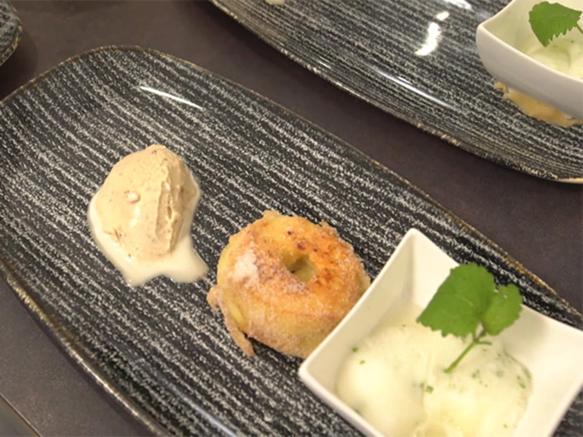 Michis Apfelkiacherl: Ginsorbet mit 51 Botanicals und Tonkabohneneis ...