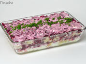Rezept: Russischer Schichtsalat - abgewandelt Bild Nr. 2 Russischer Schichtsalat - abgewandelt - Rezept - Bild Nr. 2