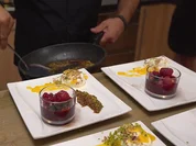 Weißer arabischer Engel küsst exotische Früchte mit gerösteten Pistazien - Rezept - Bild Nr. 2