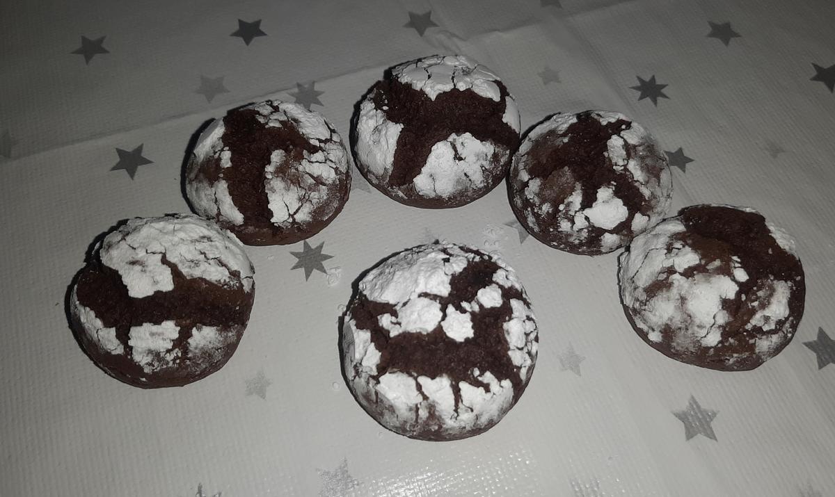 Chocolate Crinkle Cookies - Rezept - Bild Nr. 2