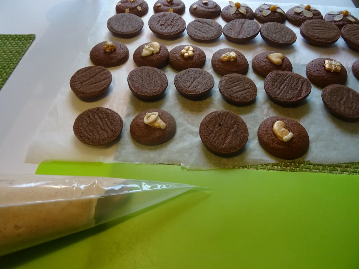 Spekulatius-Makronen, gefüllt - Rezept - Bild Nr. 4