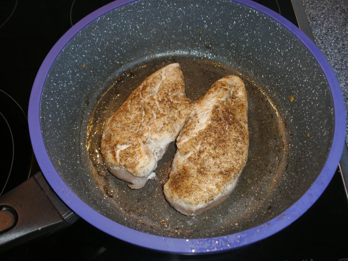 Überbackene Hähnchenfilets mit Gemüse - Rezept - Bild Nr. 4