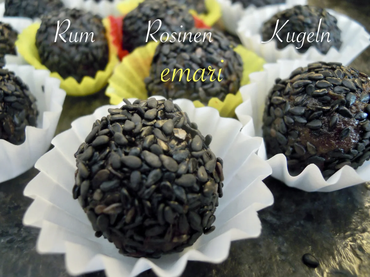 Rum Rosinen Kugeln - Rezept - Bild Nr. 7