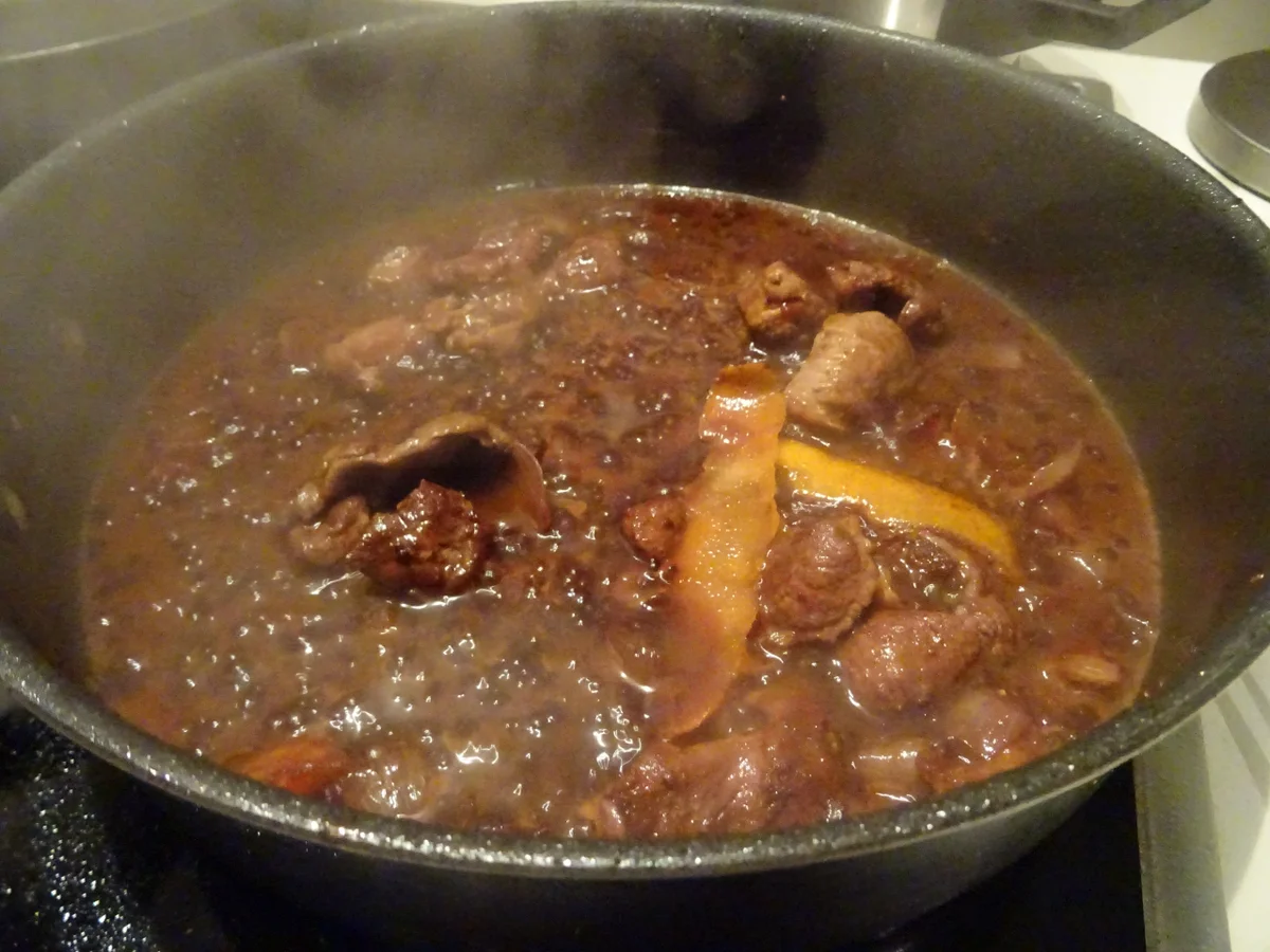 Rezept: Barbarie-Entenbrust mit Glühwein-Lebkuchensoße und Steckrüben-Rösti Bild Nr. 4 Barbarie-Entenbrust mit Glühwein-Lebkuchensoße und Steckrüben-Rösti - Rezept - Bild Nr. 4