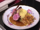Lammkrone, Erdäpfelpüree, Eierschwammerl - Rezept - Bild Nr. 2