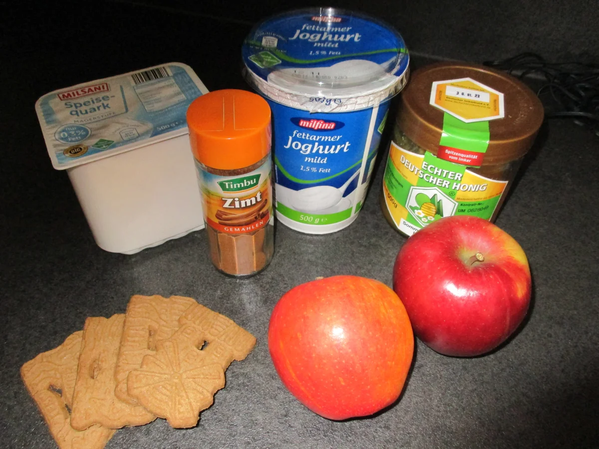 3. Dessert: Zimt-Joghurtquark mit Apfel = kochbar Challenge 12.0 (Dezember 2019) - Rezept - Bild Nr. 3