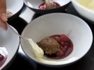 Schokomousse an Roter Grütze und Vanillesauce - Rezept - Bild Nr. 2