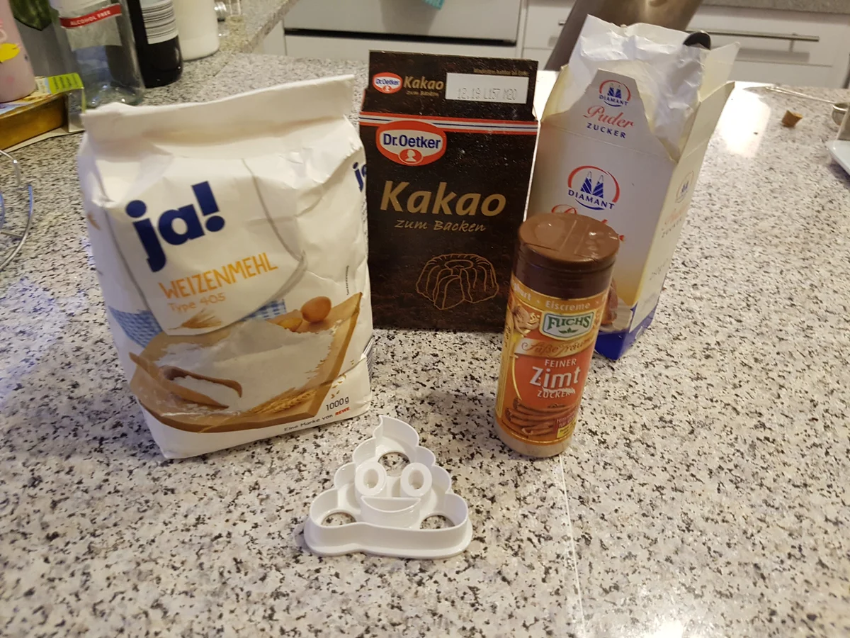 Kackhaufenplätzchen - Rezept - Bild Nr. 3