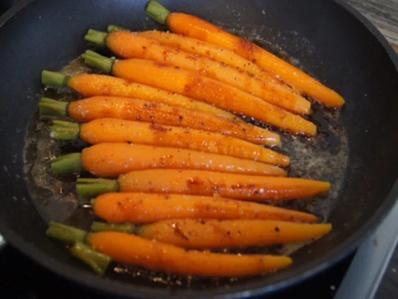 Wiener Schnitzel vom Schwein mit Honig-Bundmöhren und Sahne-Kartoffelstampf - Rezept - Bild Nr. 10