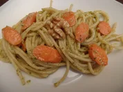 Möhren-Pasta mit Walnuss-Petersilien -Pesto - Rezept - Bild Nr. 9653
