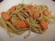 Möhren-Pasta mit Walnuss-Petersilien -Pesto - Rezept - Bild Nr. 9653
