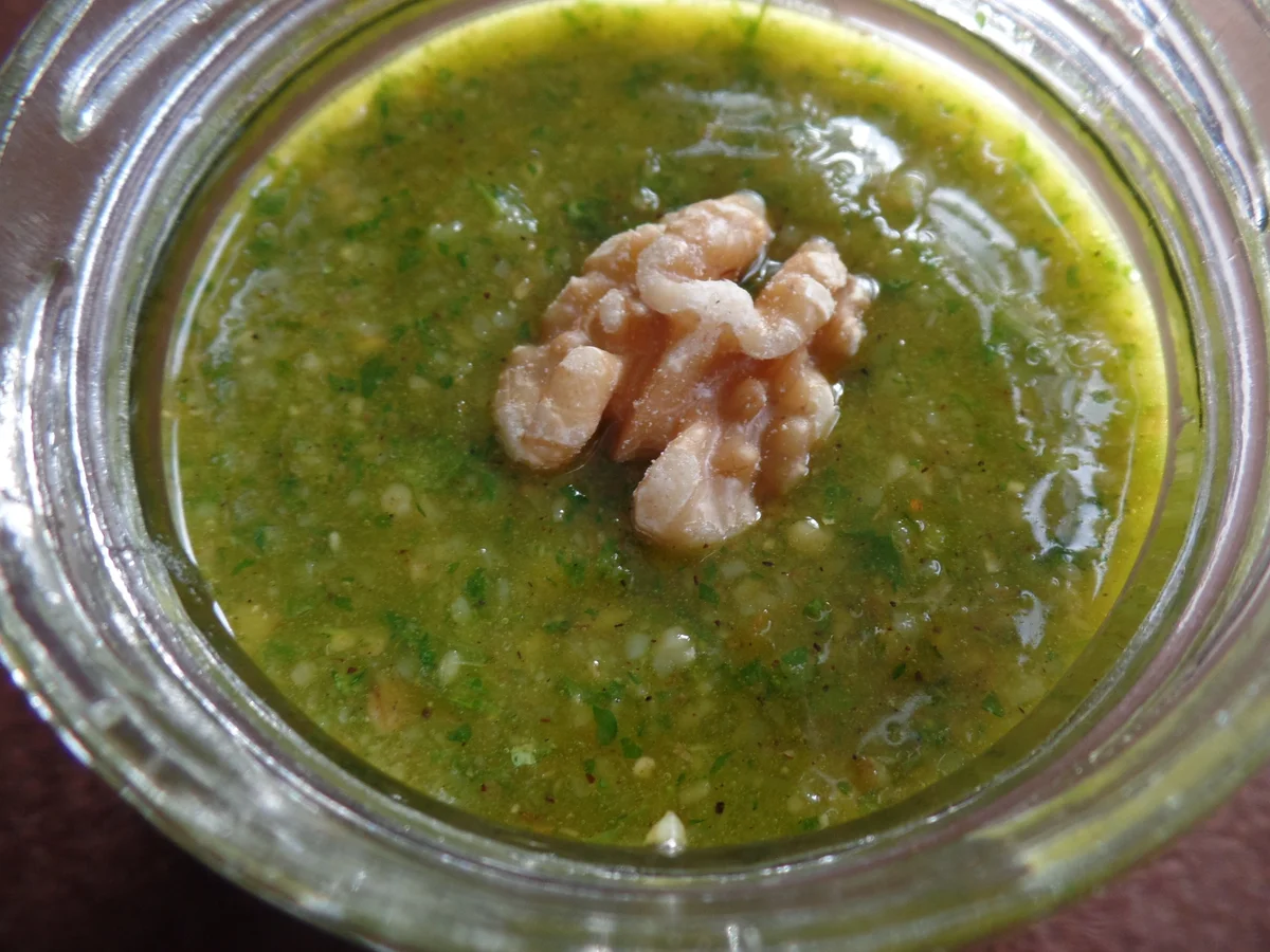 Rezept: Möhren-Pasta mit Walnuss-Petersilien -Pesto Bild Nr. 9657 Möhren-Pasta mit Walnuss-Petersilien -Pesto - Rezept - Bild Nr. 9657