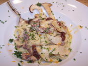 Spagetti mit Steinpilz Sößchen mal anders - Rezept - Bild Nr. 2