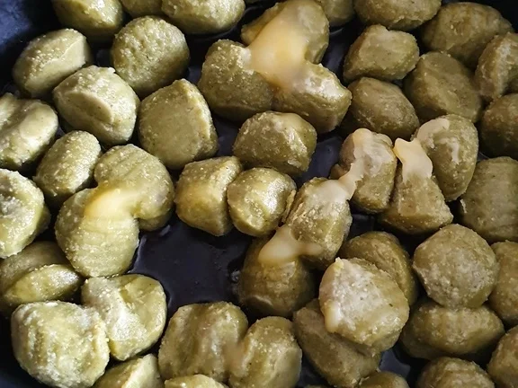 Rezept: Putenschnitzel- Spinat Gnocchi- Möhren Bild Nr. 7 Putenschnitzel- Spinat Gnocchi- Möhren - Rezept - Bild Nr. 7