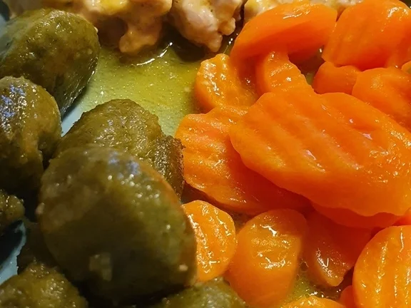 Rezept: Putenschnitzel- Spinat Gnocchi- Möhren Bild Nr. 12 Putenschnitzel- Spinat Gnocchi- Möhren - Rezept - Bild Nr. 12