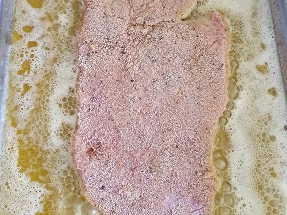 Weihnachtliches Kalbsschnitzel paniert - Rezept - Bild Nr. 5