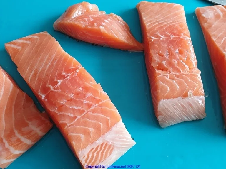 Lachsfilet mit Wildreis und Wasabisosse - Rezept - Bild Nr. 3