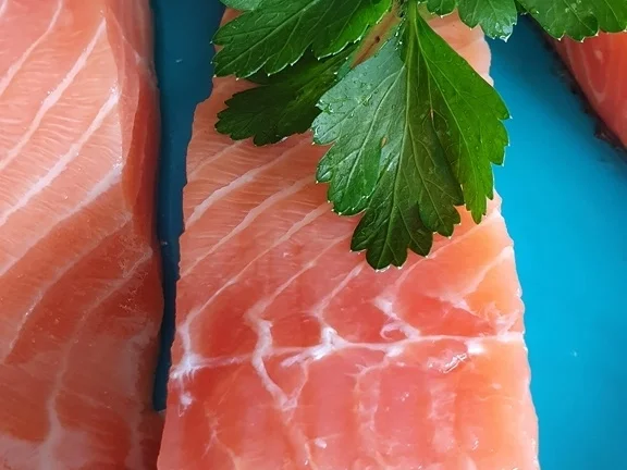 Lachsfilet mit Wildreis und Wasabisosse - Rezept - Bild Nr. 5