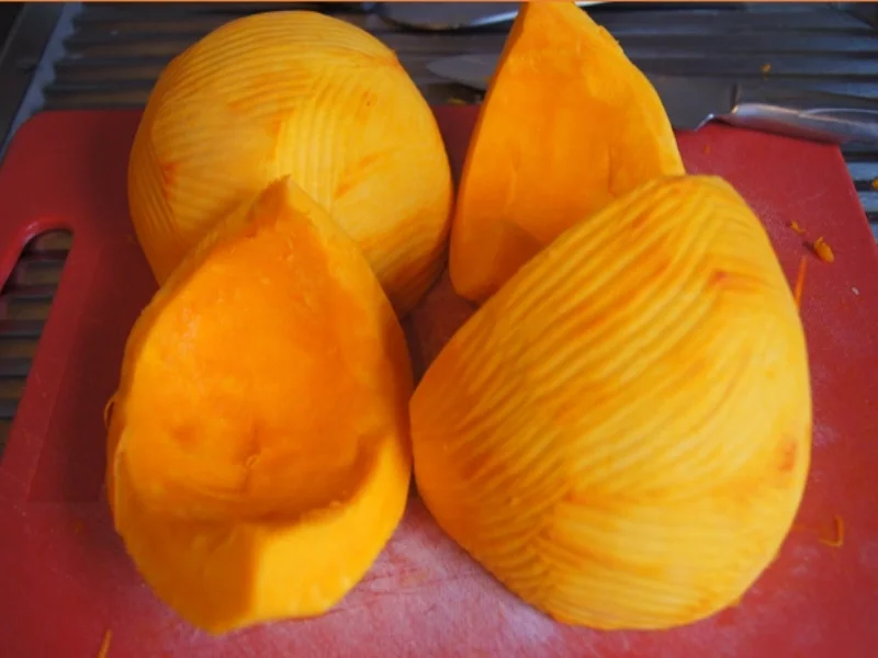 Rezept: Kürbissuppe mit pikanter Rinderhackeinlage Bild Nr. 9656 Kürbissuppe mit pikanter Rinderhackeinlage - Rezept - Bild Nr. 9656