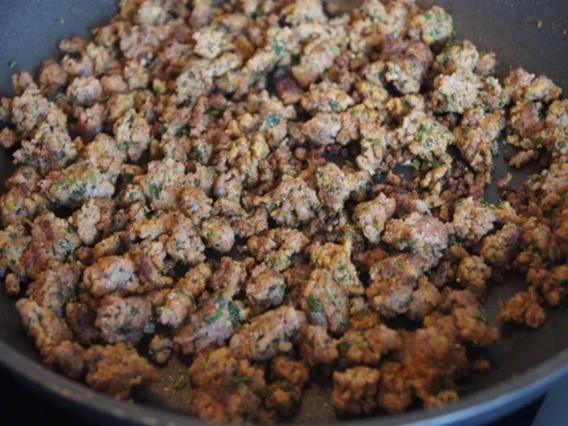 Rezept: Kürbissuppe mit pikanter Rinderhackeinlage Bild Nr. 9671 Kürbissuppe mit pikanter Rinderhackeinlage - Rezept - Bild Nr. 9671