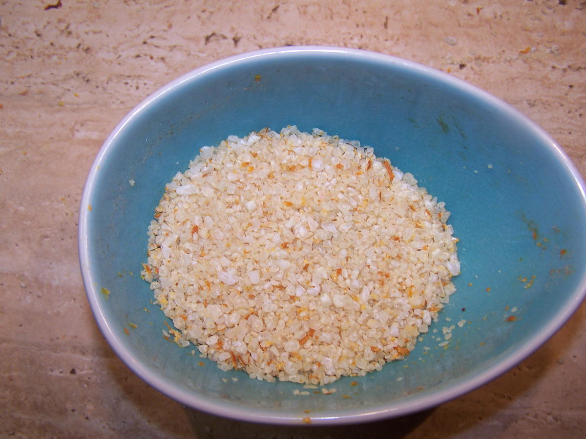 Meer-Salz mit Orangenschale - Rezept - Bild Nr. 3