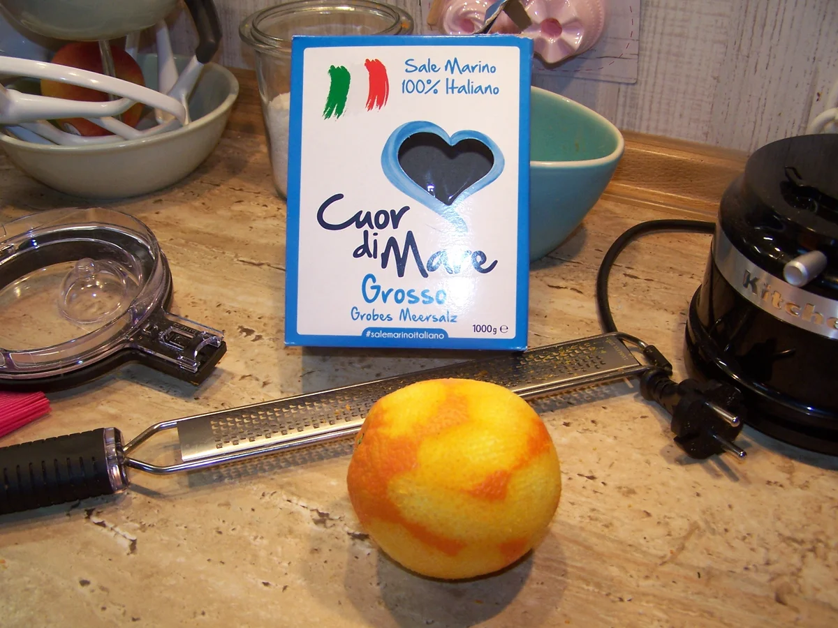 Rezept: Meer-Salz mit Orangenschale Bild Nr. 5 Meer-Salz mit Orangenschale - Rezept - Bild Nr. 5