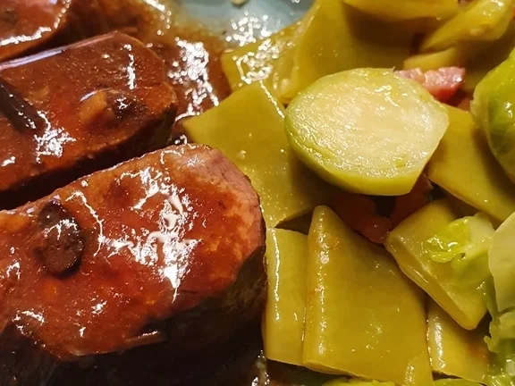 Lammlachs mit aus der Pfanne gezogener Sosse - Rezept - Bild Nr. 7