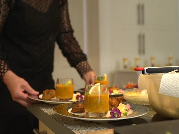 Spinatpakora mit verschiedenen Soßen - Rezept - Bild Nr. 2