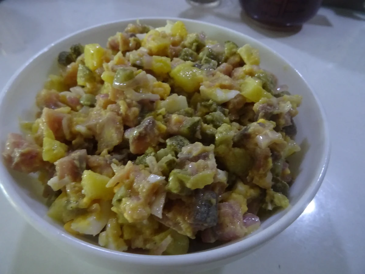 Matjes-Salat auf XXL-Rösti - Rezept - Bild Nr. 9663