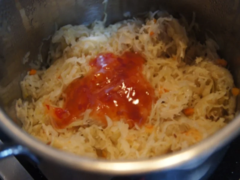 Kasseler mit herzhaften Sauerkraut und Kartoffel-stampf - Rezept - Bild Nr. 7