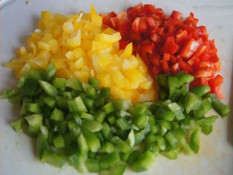 Gebratener Paprikamix-Reis mit Spiegelei - Rezept - Bild Nr. 5