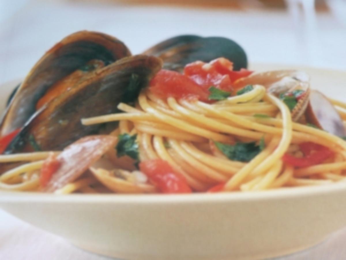 Spaghetti marinara - Rezept