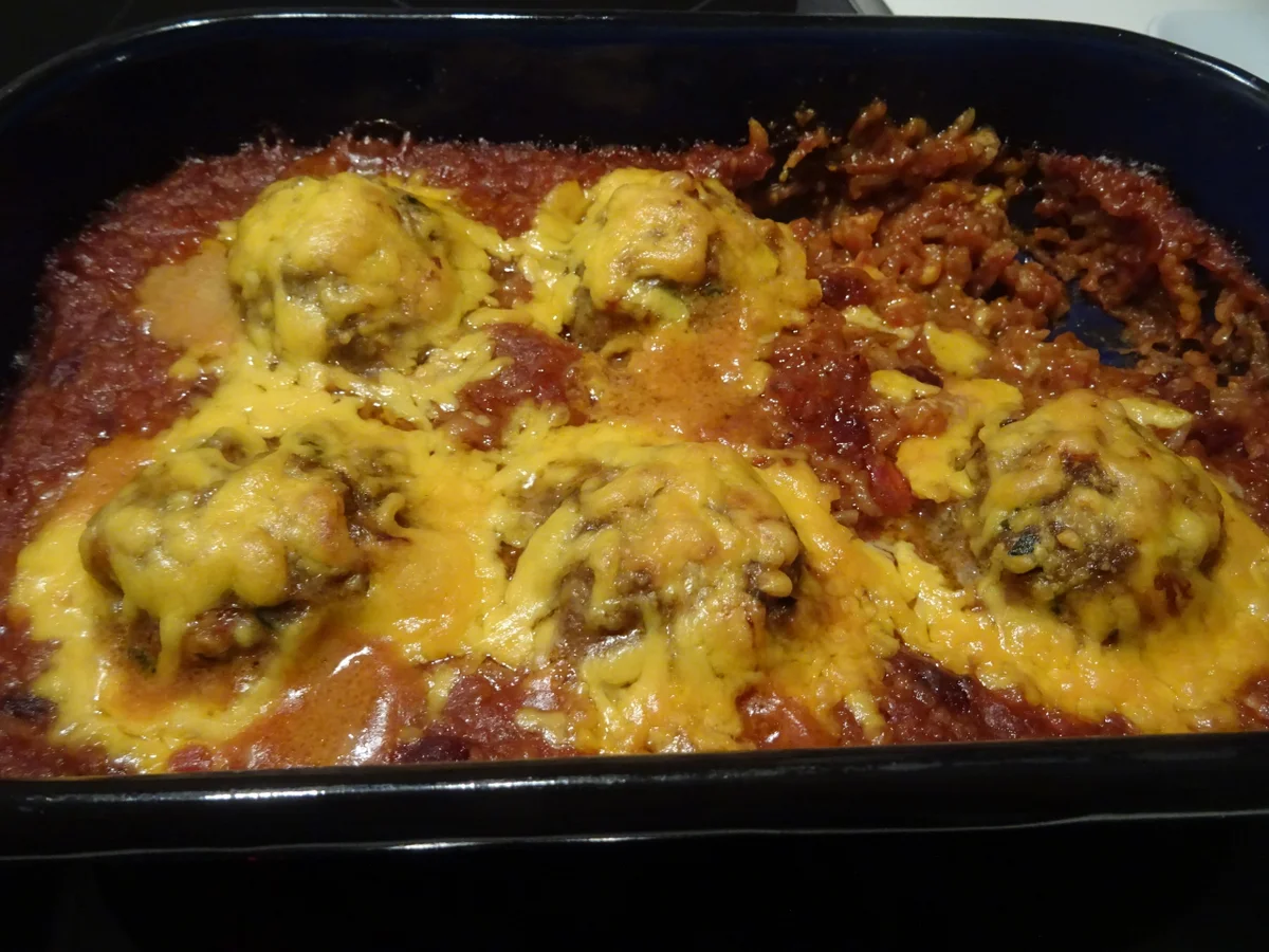 Tex-Mex-Pfanne mit gefüllten Hackbällchen - Rezept - Bild Nr. 8