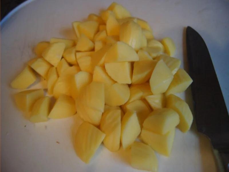 Rote Linsensuppe mit Ingwer und Fleischwursteinlage - Rezept - Bild Nr. 5