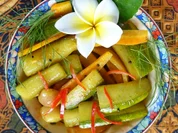 Gewürzte Gurkenstücke auf malayische Art - Rezept - Bild Nr. 9